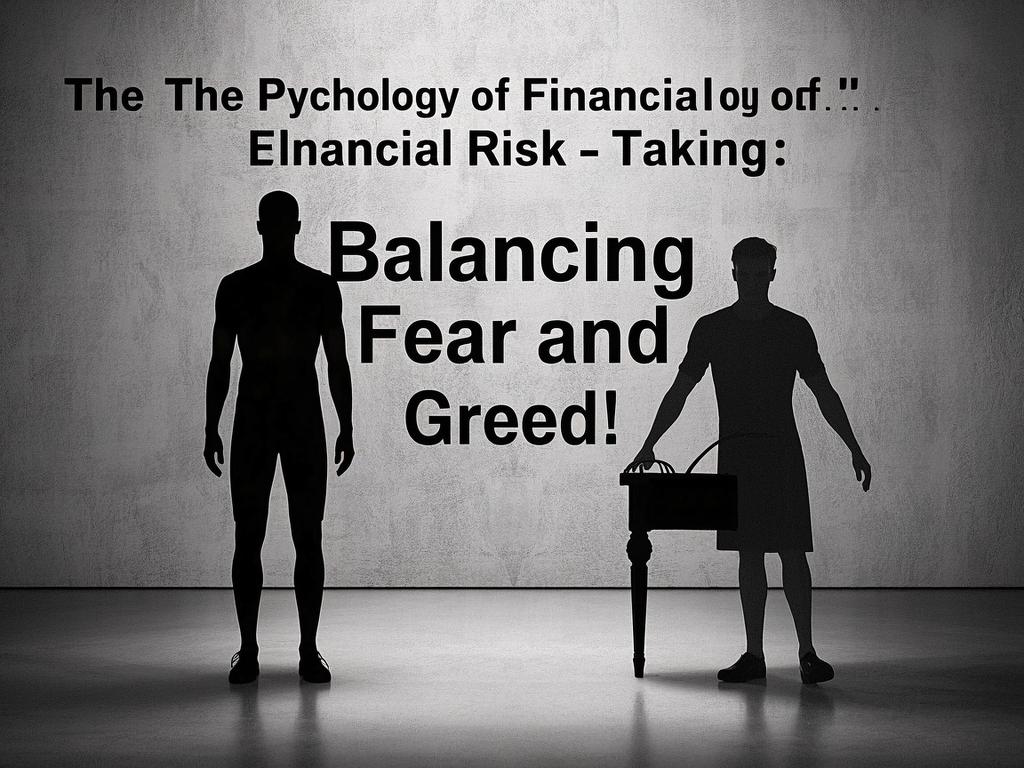 The Psychology of Financial Risk - Taking: Balancing Fear and Greed!