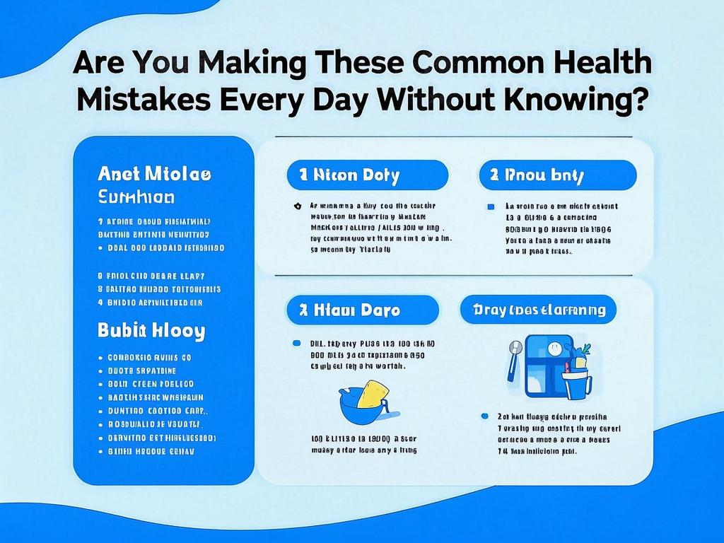 Are You Making These Common Health Mistakes Every Day Without Knowing?