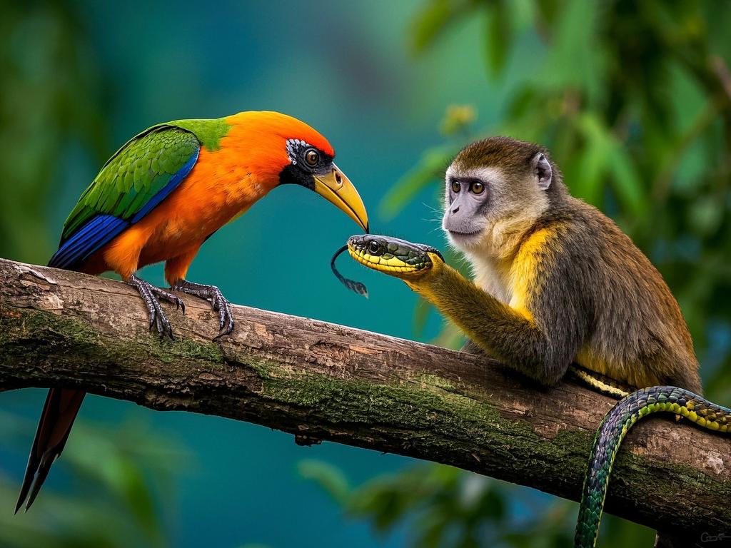 Comparing the Wildlife in the Amazon and the Amazonian Rainforest