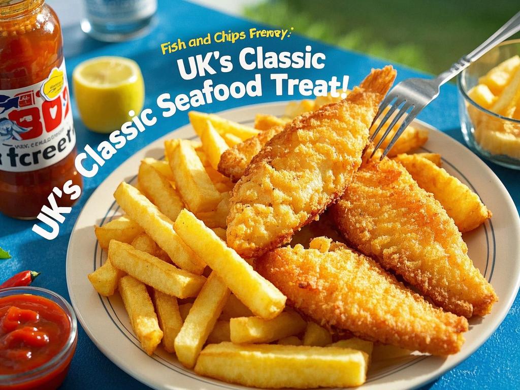 Fish and Chips Frenzy: UK's Classic Seafood Treat!