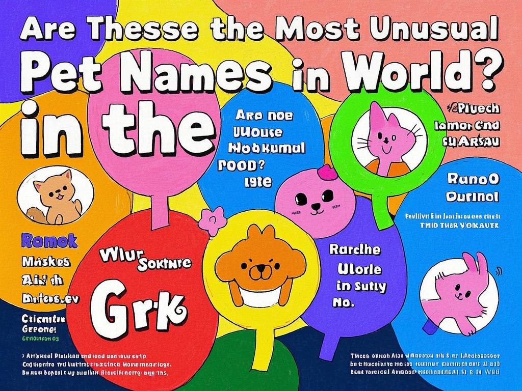 Are These the Most Unusual Pet Names in the World?