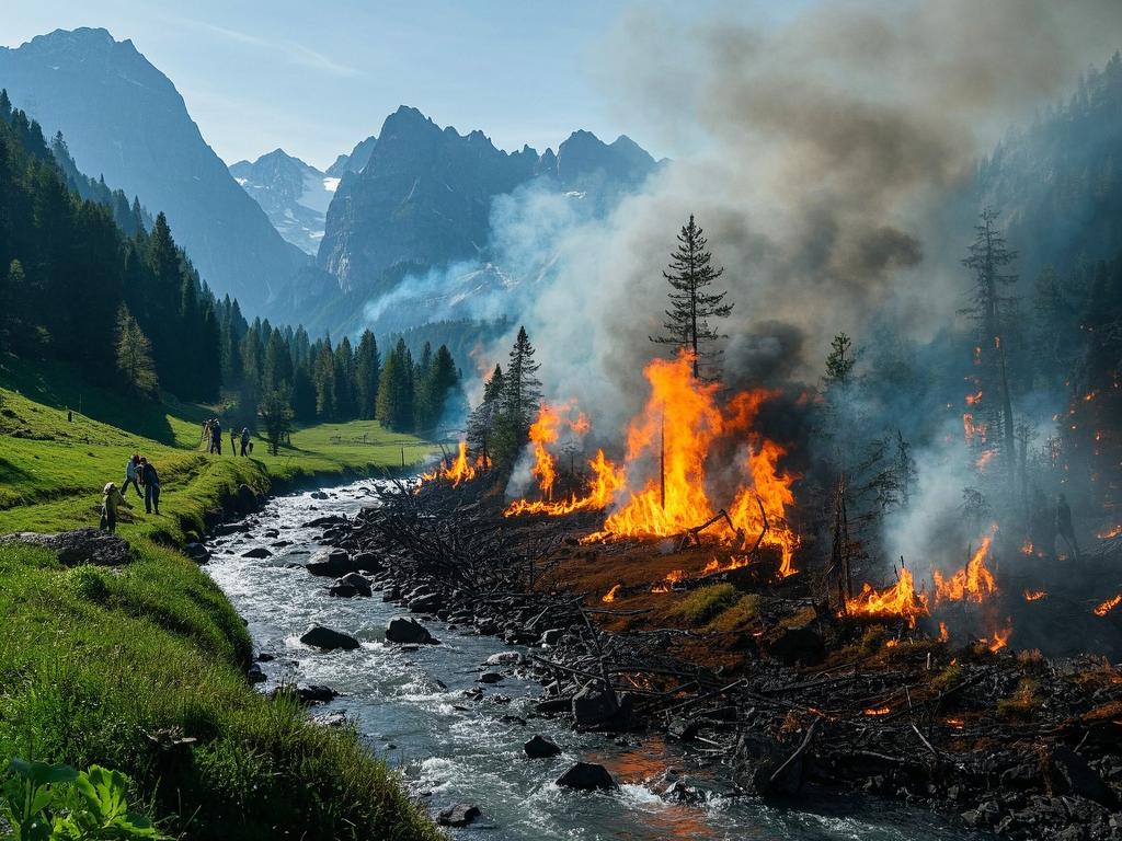 The Verdant Valleys of the Alps: Alpine Harmony at Risk
